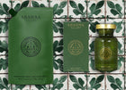Luxury bath foam in glass decanter with eco refill pouch – Abahna