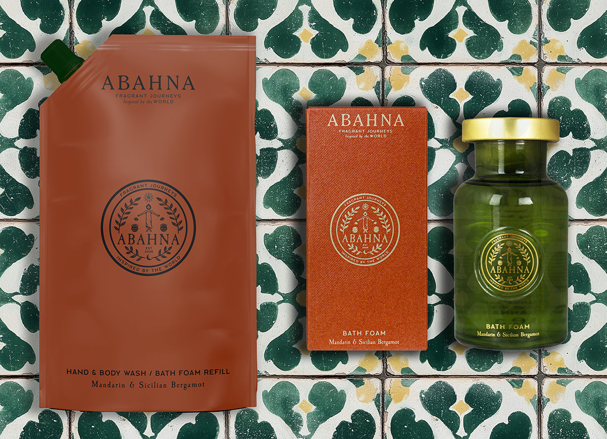Bath foam refill set - Mandarin & Sicilian Bergamot