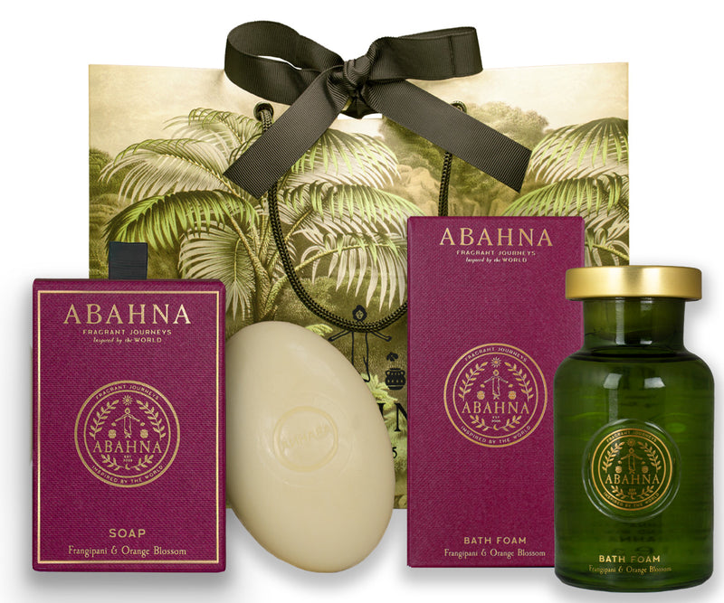 Bath foam & soap set - Frangipani & Orange Blossom