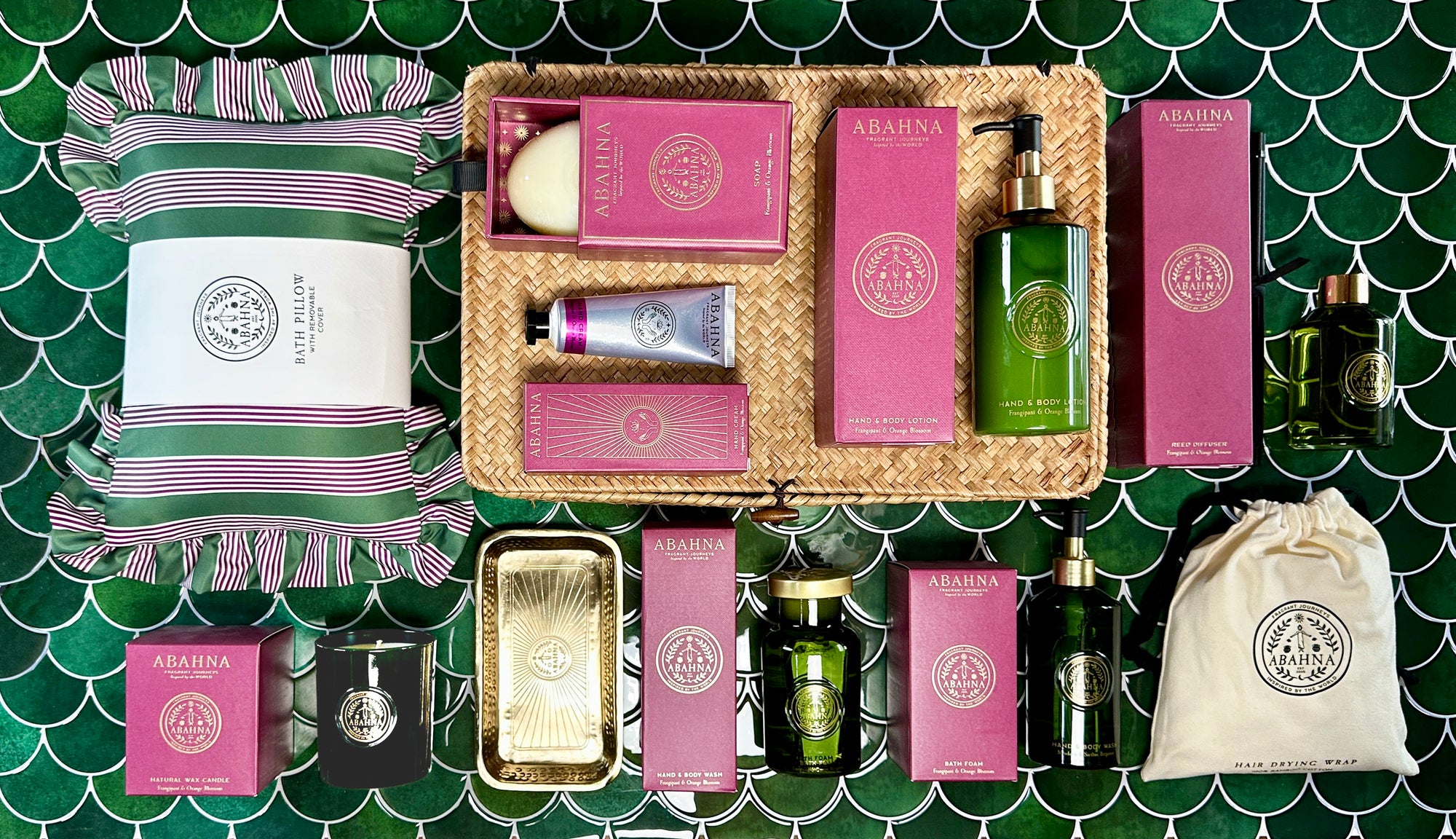 Ultimate Bathroom Hamper - Frangipani & Orange Blossom