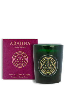 Natural wax votive candle - Frangipani & Orange Blossom