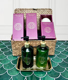 Bathroom Essentials Hamper - Frangipani & Orange Blossom