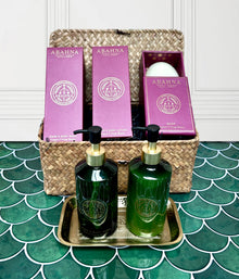 Bathroom Essentials Hamper - Frangipani & Orange Blossom