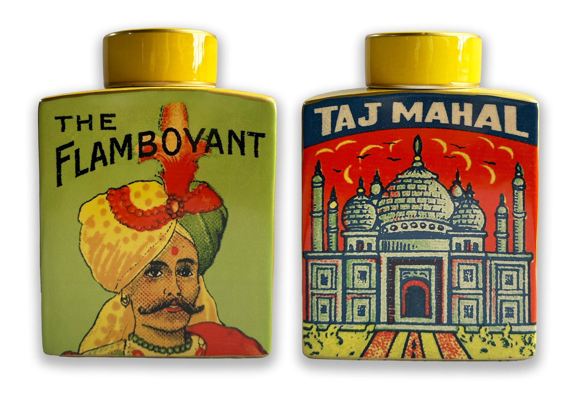 Vintage style Indian ginger jar