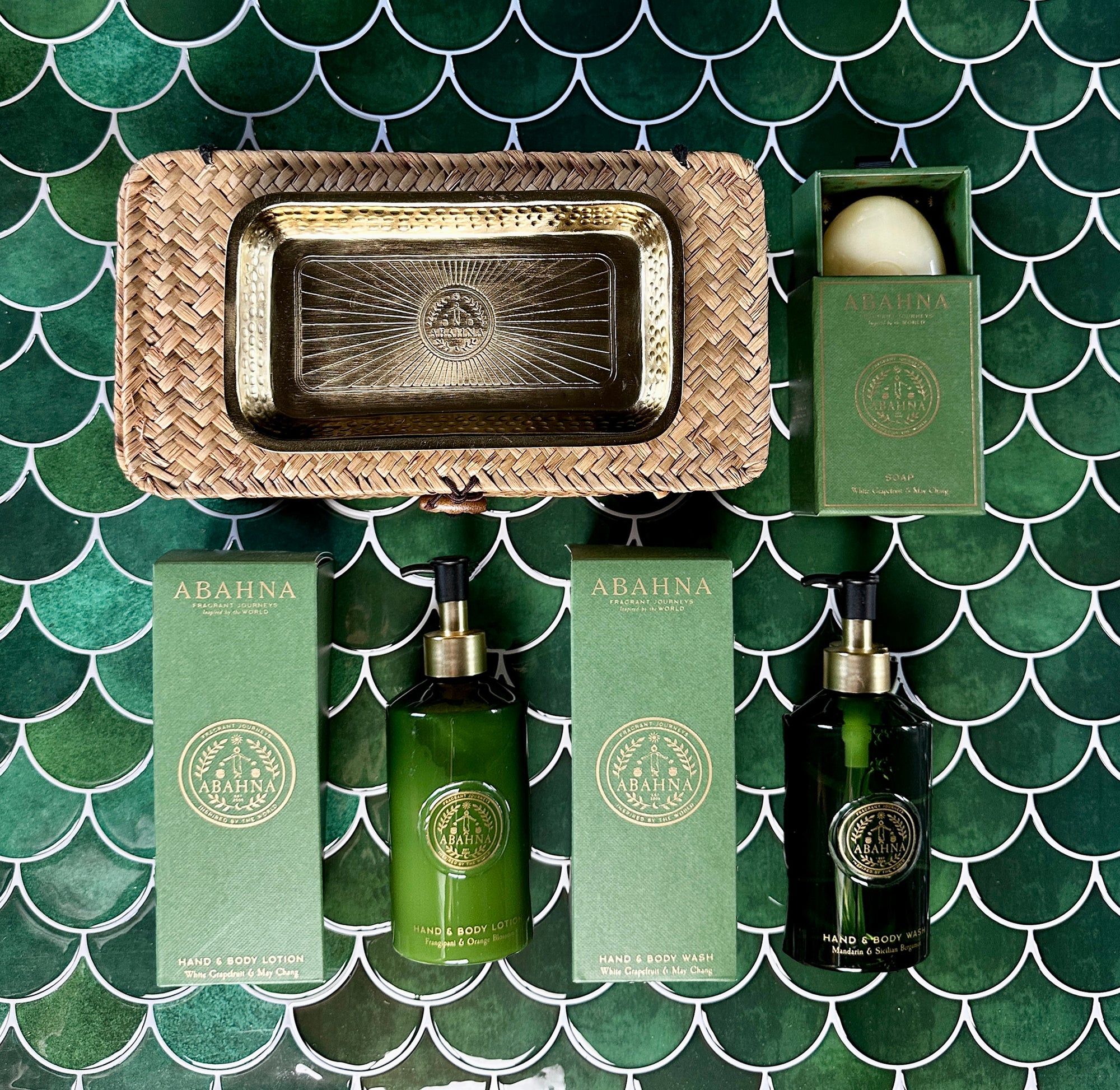 Bathroom Essentials Hamper - White Grapefruit & May Chang