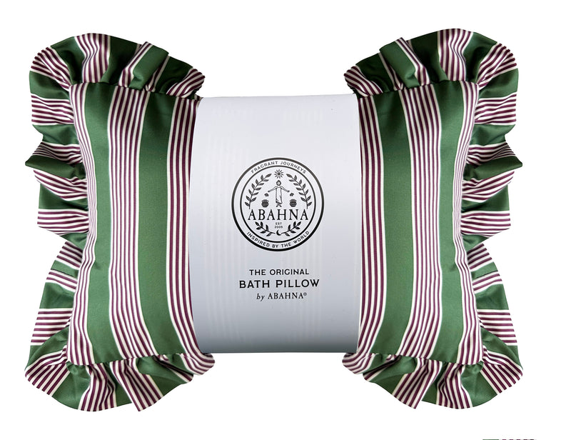 The Original Bath Pillow - pink & green