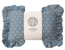 The Original Bath Pillow by Abahna® Jaipur Jaal (Blue) Unboxed