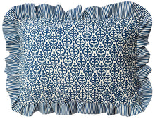 The Original Bath Pillow by Abahna® Jaipur Jaal (Blue) Unboxed
