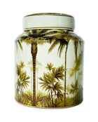 Vintage Porcelain  Palm Jar 2