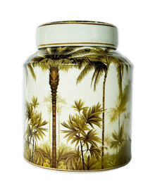Vintage Porcelain  Palm Jar 2