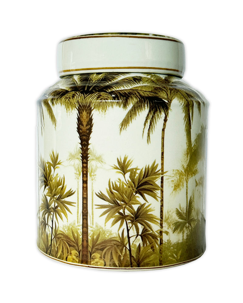 Vintage Porcelain  Palm Jar 2