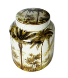 Vintage Porcelain  Palm Jar 2