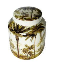 Vintage Porcelain  Palm Jar 2