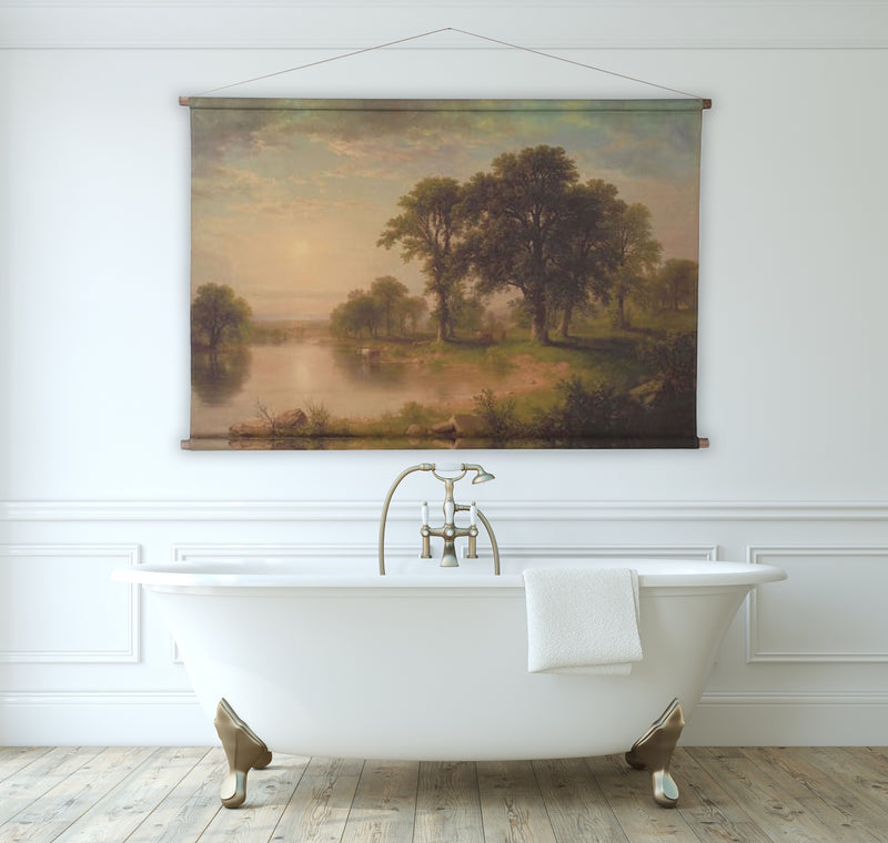 Vintage Landscape Wall Hanging