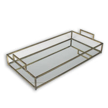 Antique Gold Mirror Tray