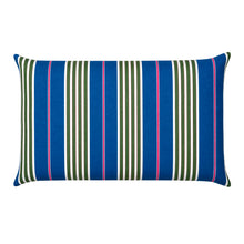 The Original Large Bath Pillow by Abahna® Portofino Stripe (Blue)
