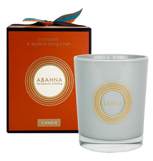 Abahna Mandarin & Sicilian Bergamot candle – natural wax citrus scented candle SALE