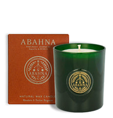 Bath foam decanter & scented candle set - Mandarin & Sicilian Bergamot