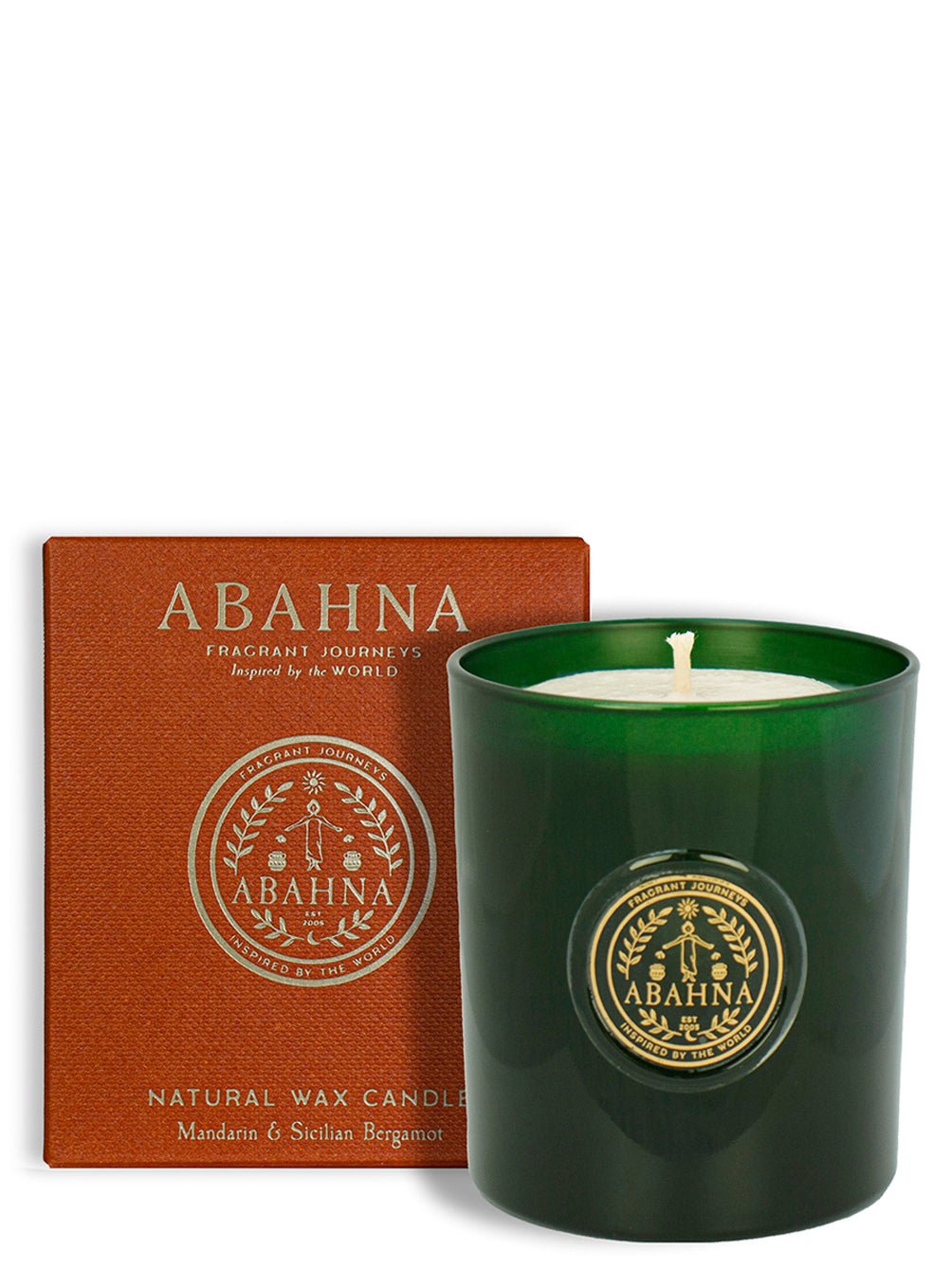 Natural wax candle - Mandarin & Sicilian Bergamot