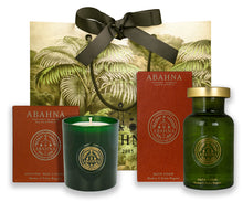 Bath foam decanter & scented candle set - Mandarin & Sicilian Bergamot
