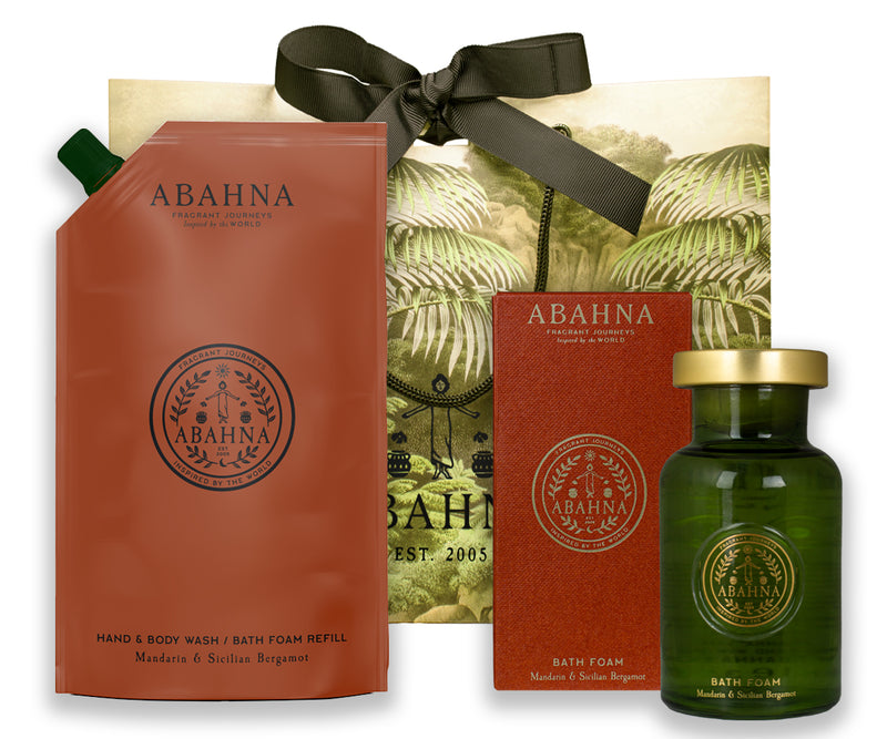 Bath foam refill set - Mandarin & Sicilian Bergamot