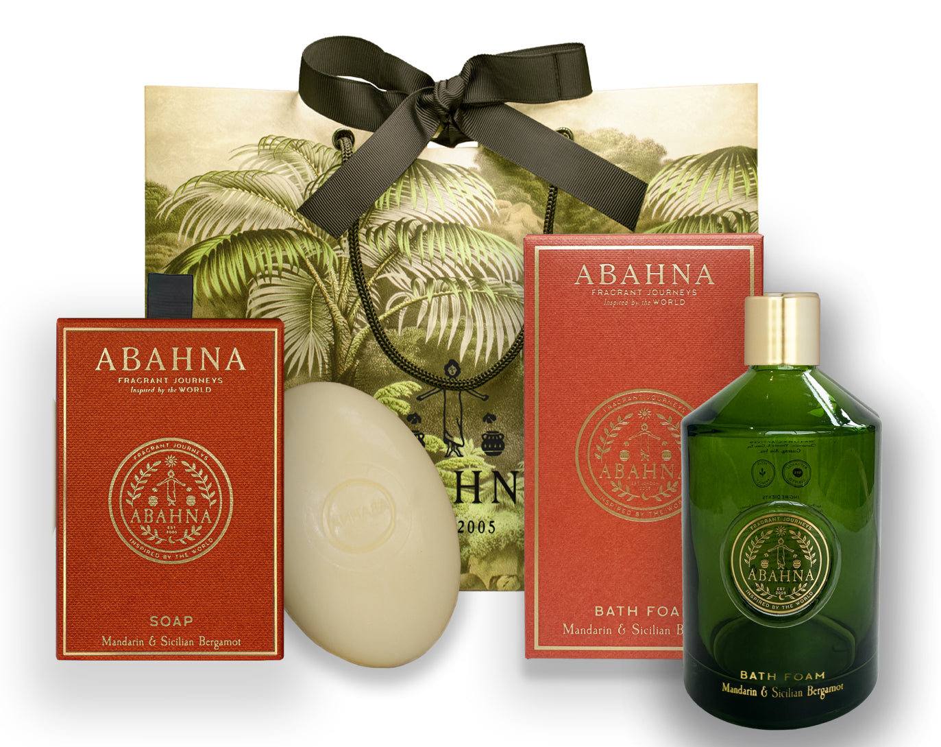 Bath foam & soap set - Mandarin & Sicilian Bergamot