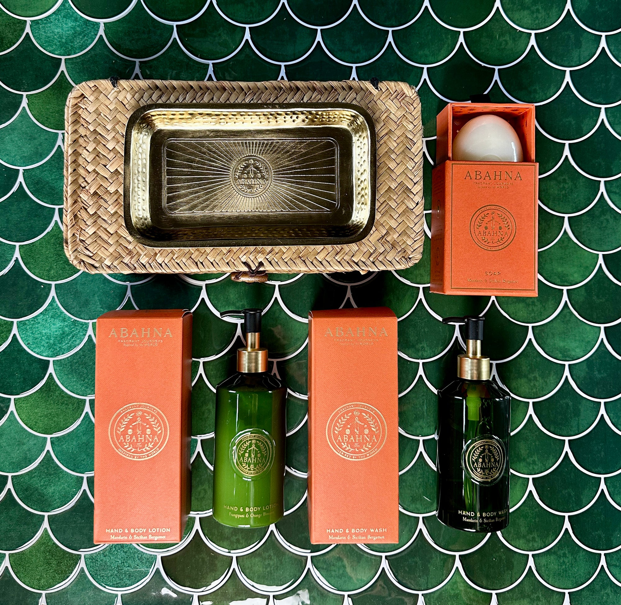 Bathroom Essentials Hamper - Mandarin & Sicilian Bergamot