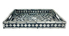 Mother of pearl inlay tray (black)
