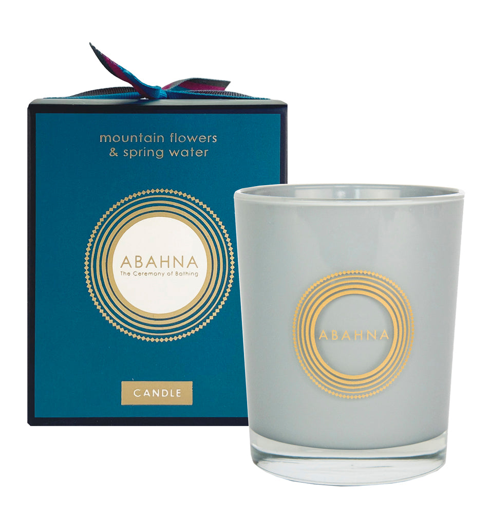 Natural wax candle  - Mountain Flowers & Spring Water SALE