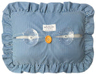 The Original Bath Pillow by Abahna® Riviera Stripe (Blue) Unboxed