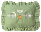 The Original Bath Pillow by Abahna® Riviera Stripe (Green) Unboxed