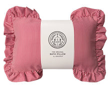 The Original Bath Pillow by Abahna® Riviera Stripe (Pink) Unboxed