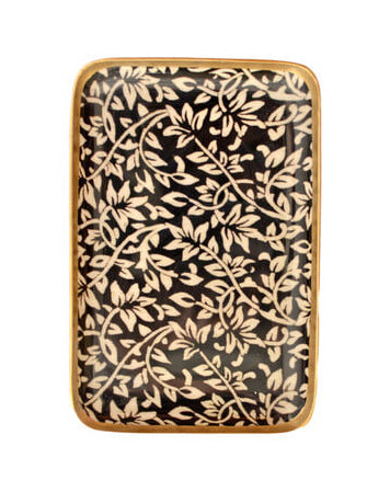 Enamelled decorative Rameau Tray
