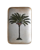 Enamelled decorative Palm tree Tray