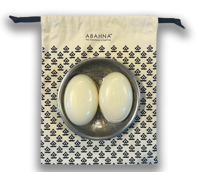 Soap - 2 x White Grapefruit & May Chang soaps in bowl SALE