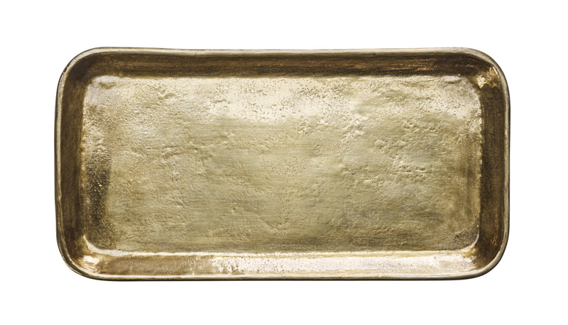 Hand hammered Brass Tray