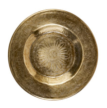 Engraved Brass Bowl small
