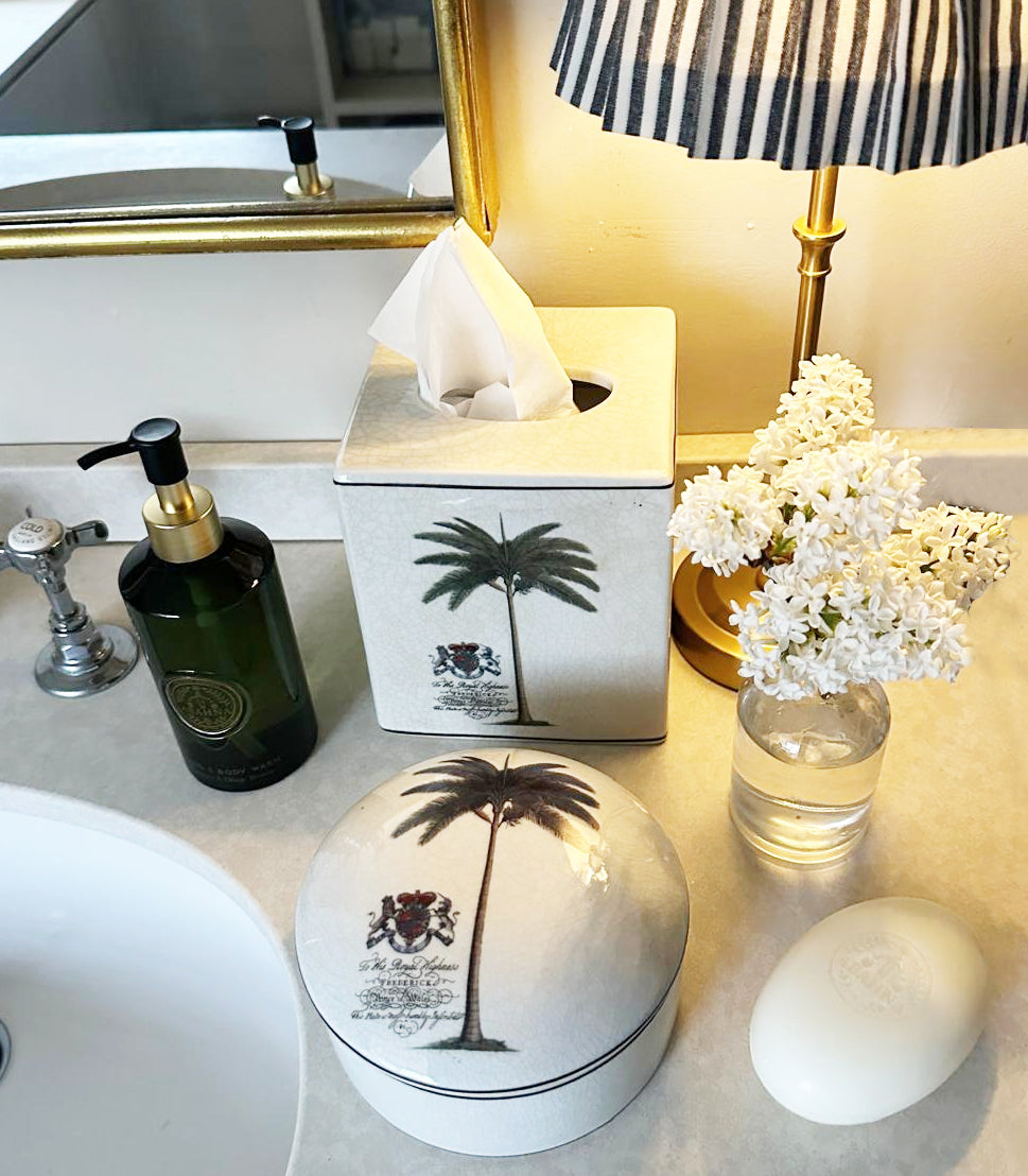 Regency Palm Tissue Box