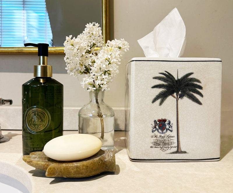 Regency Palm Tissue Box