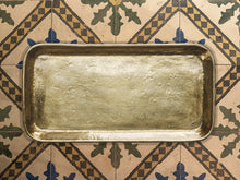 Hand hammered Brass Tray